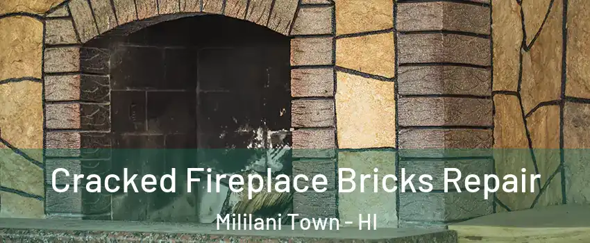  Cracked Fireplace Bricks Repair Mililani Town - HI