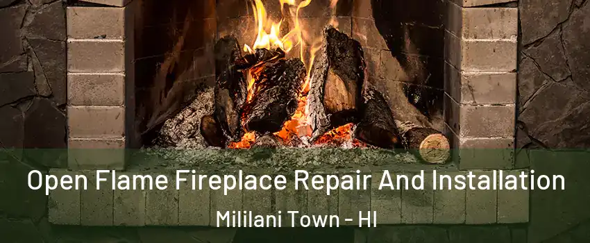  Open Flame Fireplace Repair And Installation Mililani Town - HI